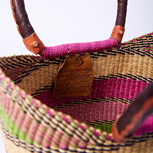 Handwoven Grass Basket<br>Winged Style