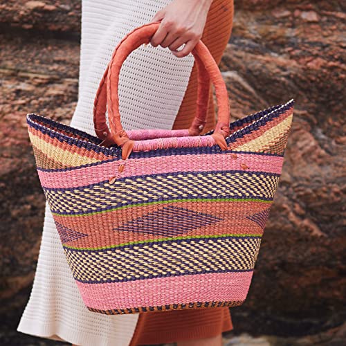Handwoven Grass Basket<br>Winged Style