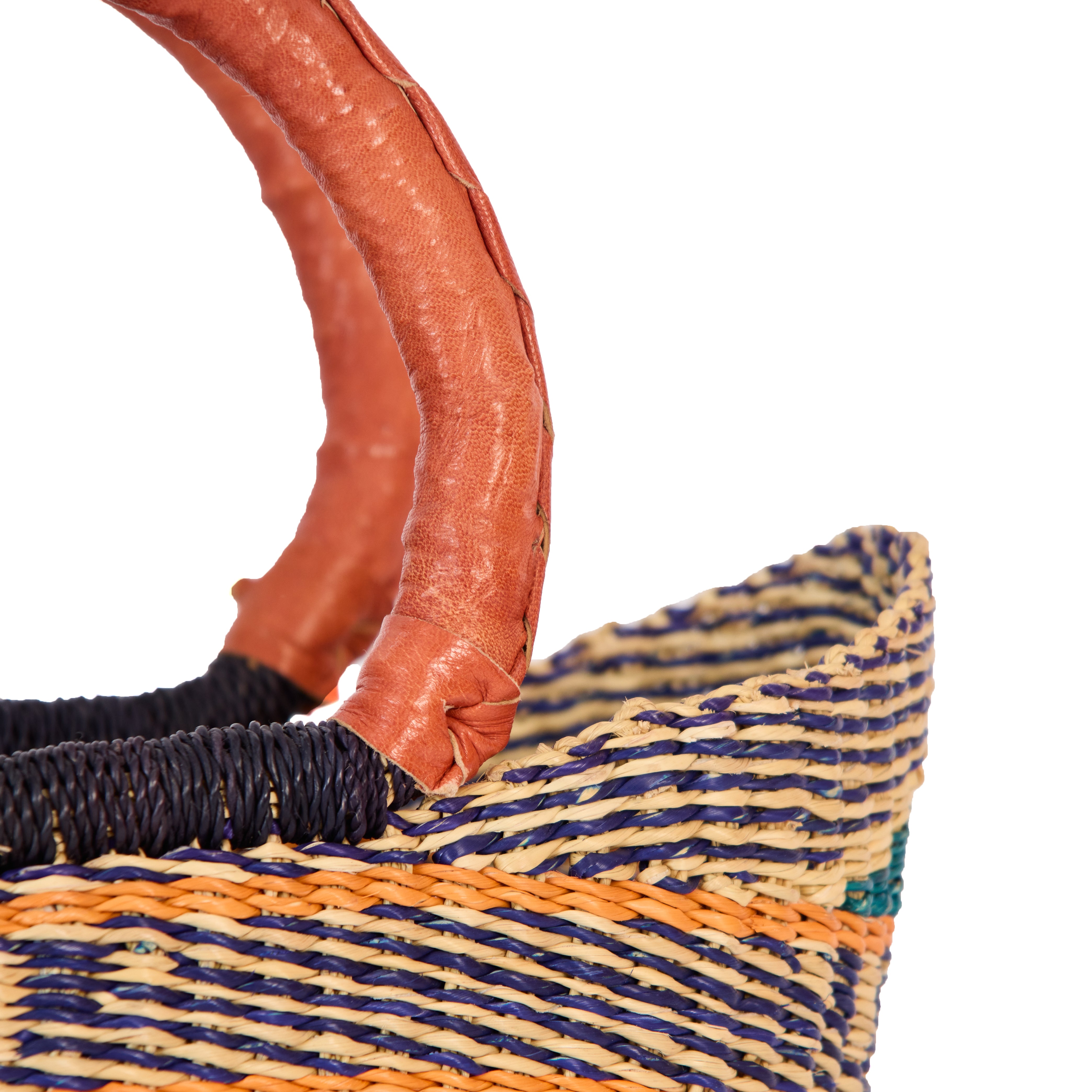 Handwoven Grass Basket<br>Winged Style