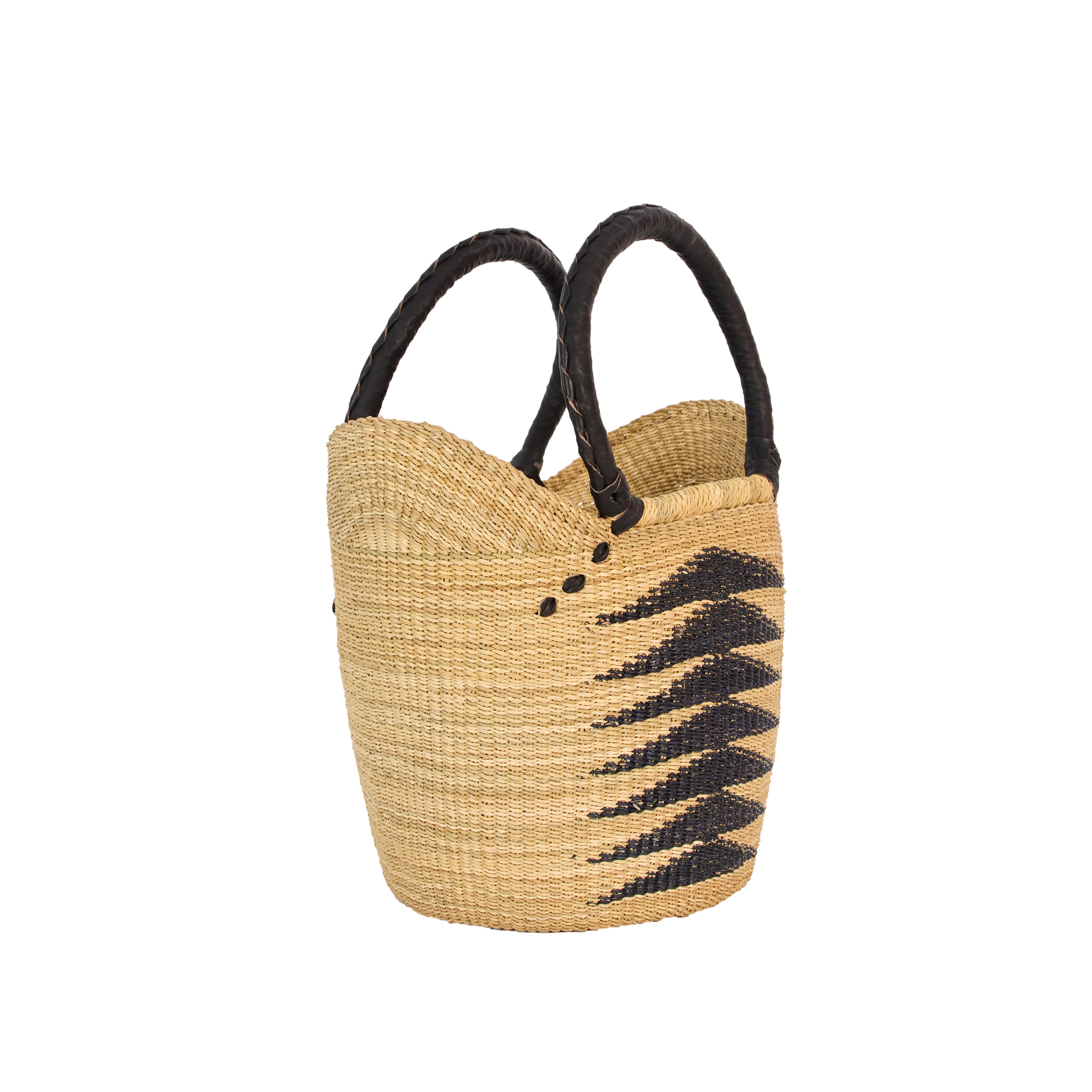 Handwoven Grass Basket<br>Winged Style