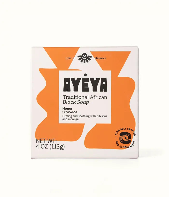 Honor, Traditional African Black Soap Bar | Ayéya