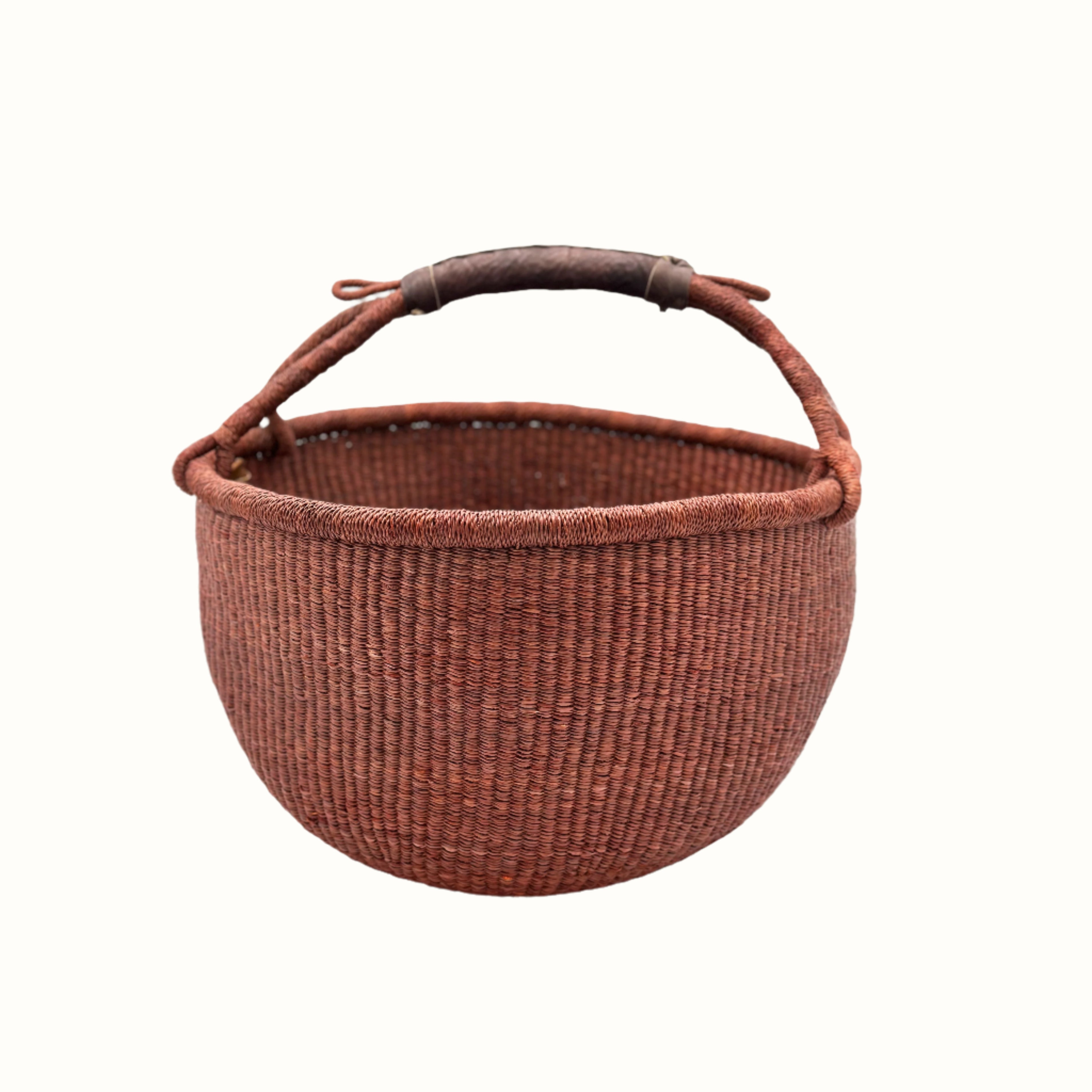 Handwoven Grass Basket<br>Market Style