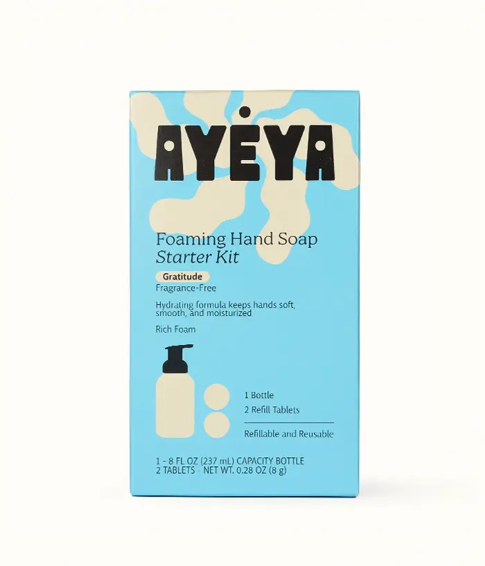 Gratitude, Foaming Hand Soap Starter Kit or Refill | Ayéya