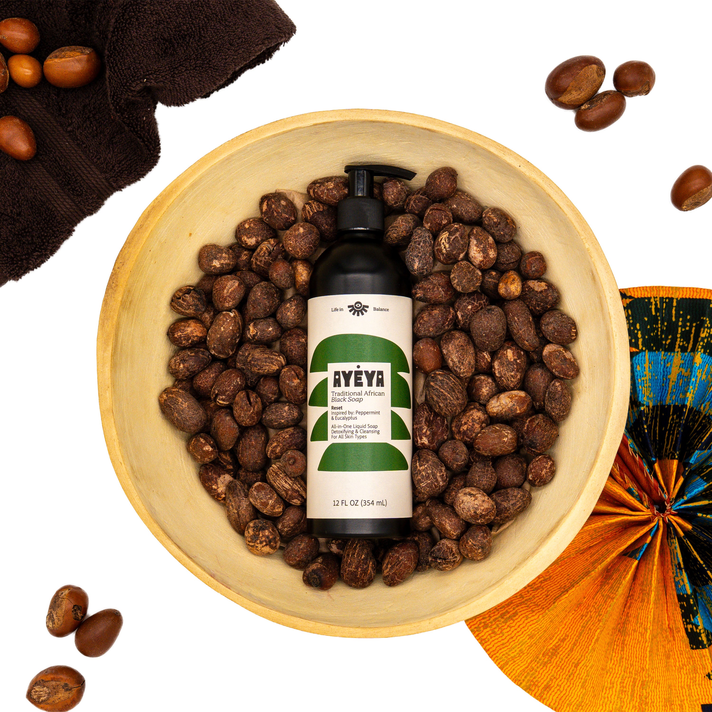 Traditional African Black Liquid Soap <br> Reset