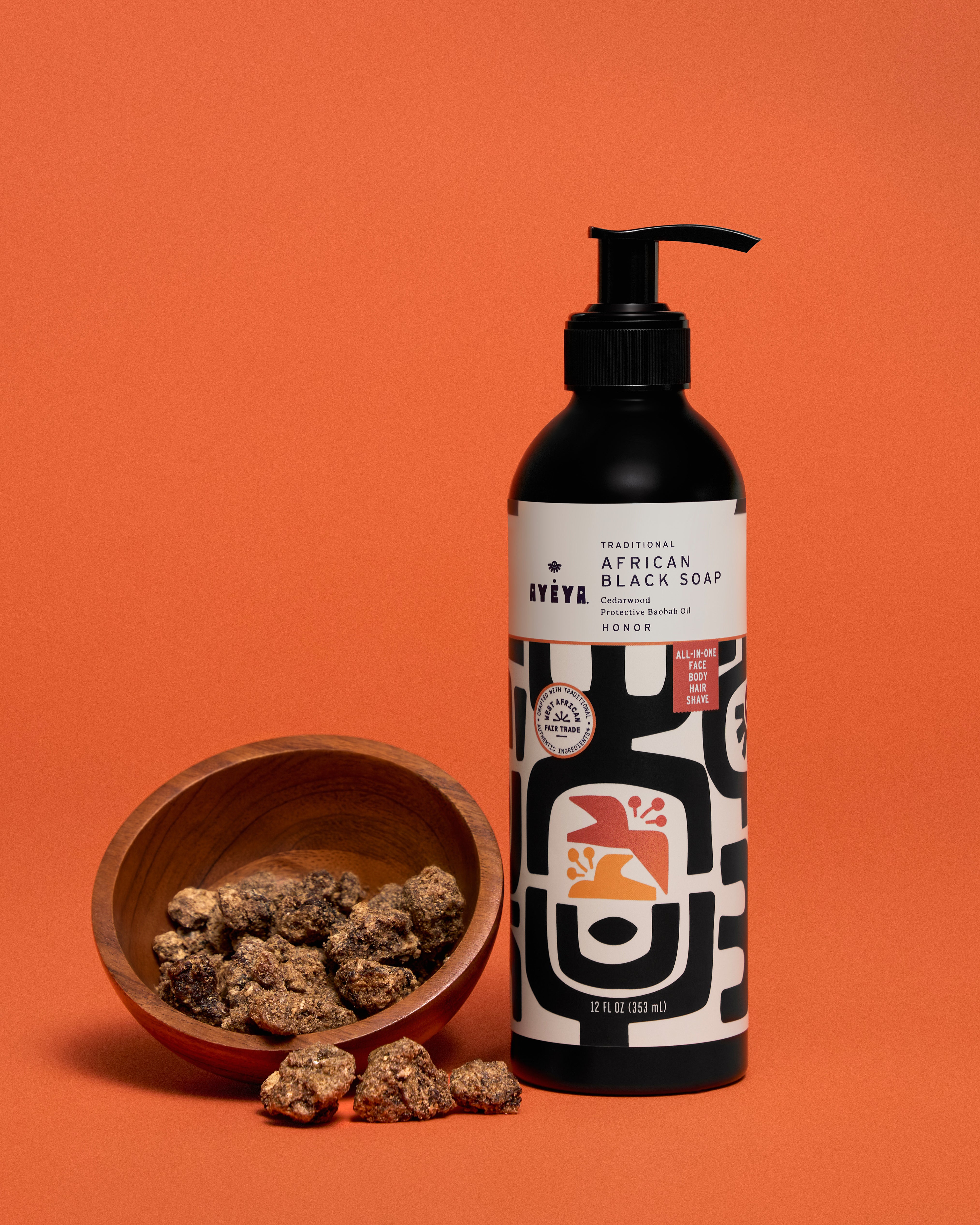 Traditional African Black Liquid Soap <br> Honor